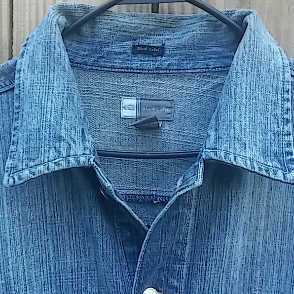 Black Label/long sleeve/ Jean Jacket - Picture 6 of 8